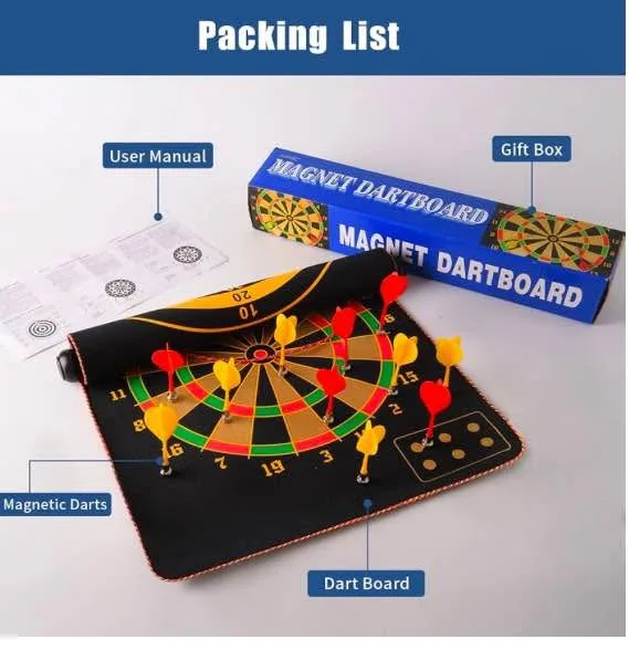 12 pcs Magnetic Dart Board for Kids or For All Ages image indicator(4)