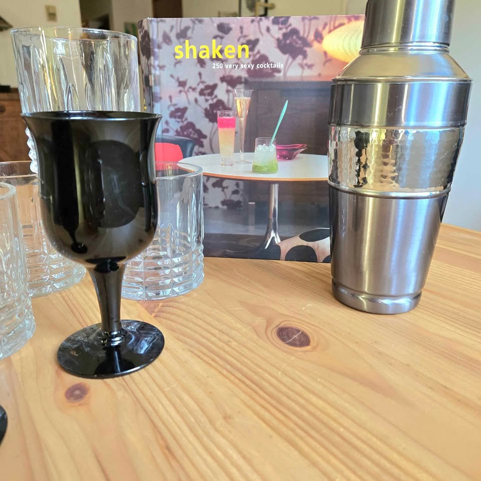 Cocktail Night Kit 🍸 Shaker, Glasses & Recipe Book - photo 2