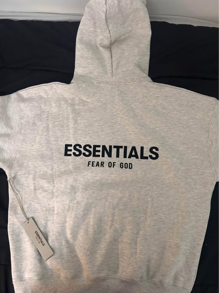 Fear of God ESSENTIALS Hoodie – Light Oatmeal (Size S, Fits M) - photo 2