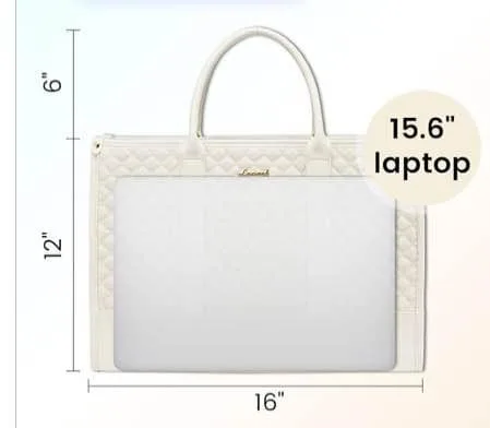 LOVEVOOK Laptop Bag for Women with Clutch image indicator(3)