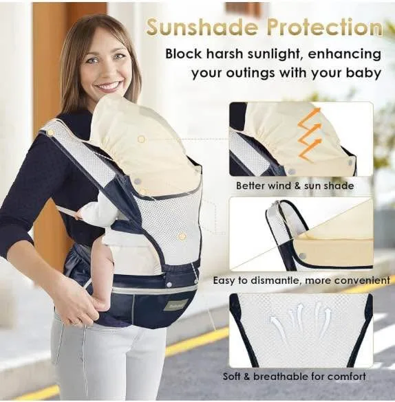 Baby Carrier Newborn to Toddler, Lightweight, Up to 33lbs image indicator(3)