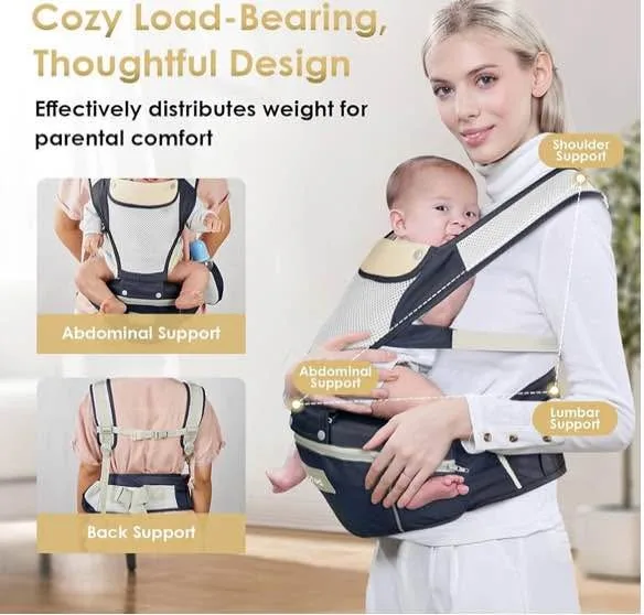 Baby Carrier Newborn to Toddler, Lightweight, Up to 33lbs image indicator(4)
