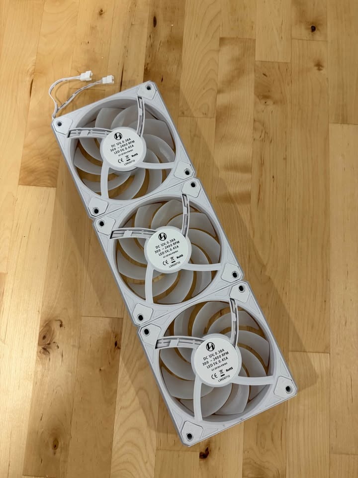 LIAN LI WHITE FANS 3 PACK - photo 2