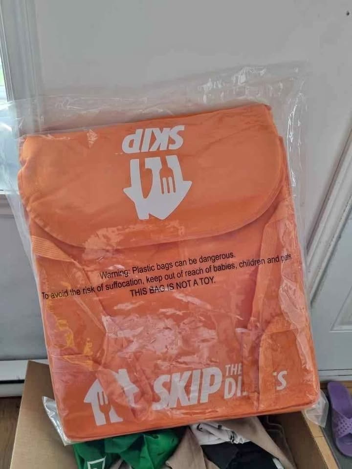 Skip the dish pizza bag, 1 bag