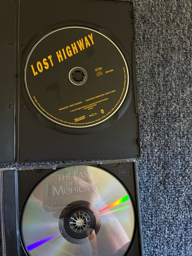 Lost Highway and The Last of the Mohicans DVDs