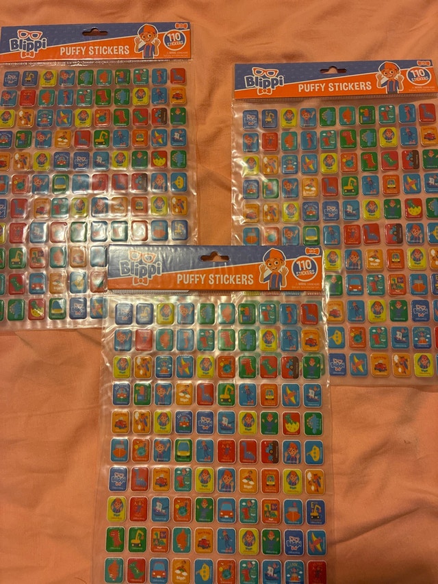 Blippi Puffy Stickers