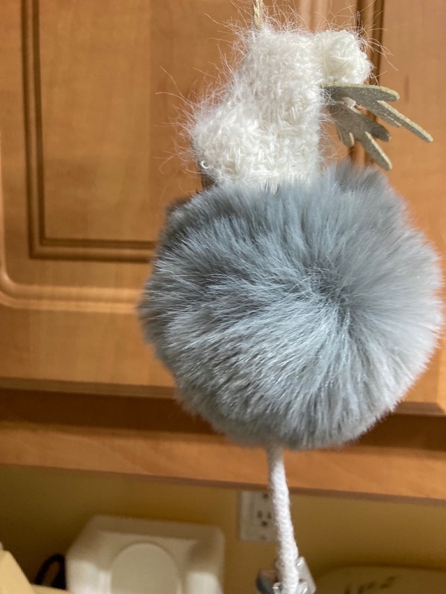 Fluffy Christmas ornament