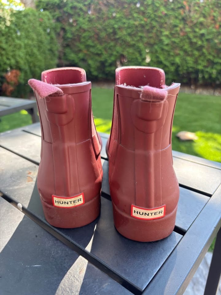 Red hunter rain boots - photo 2
