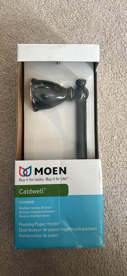 Pivoting paper holder