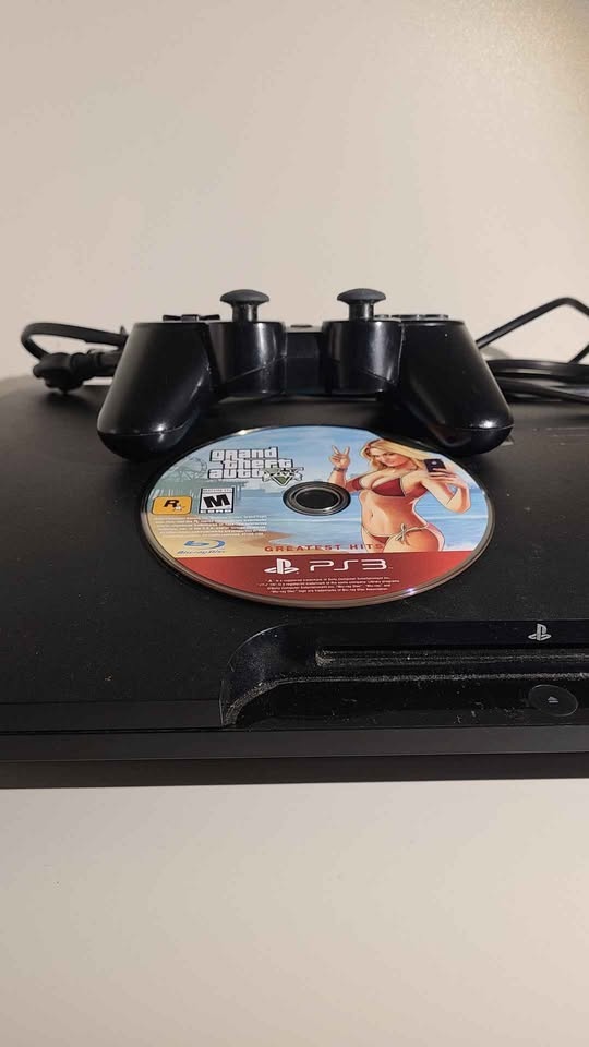 PS3 + Free GTA V - Excellent Condition - photo 2