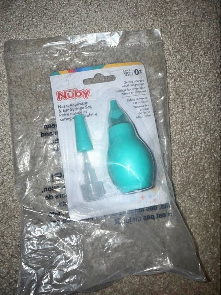 Nuby Nasal Aspirator and Ear Syringe Set 0 M+
