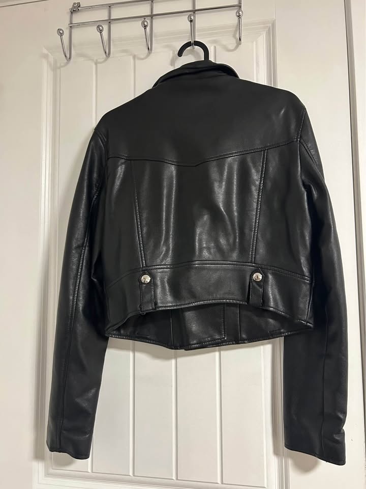 Motorcycle style leather Jacket Bershka size M - photo 2