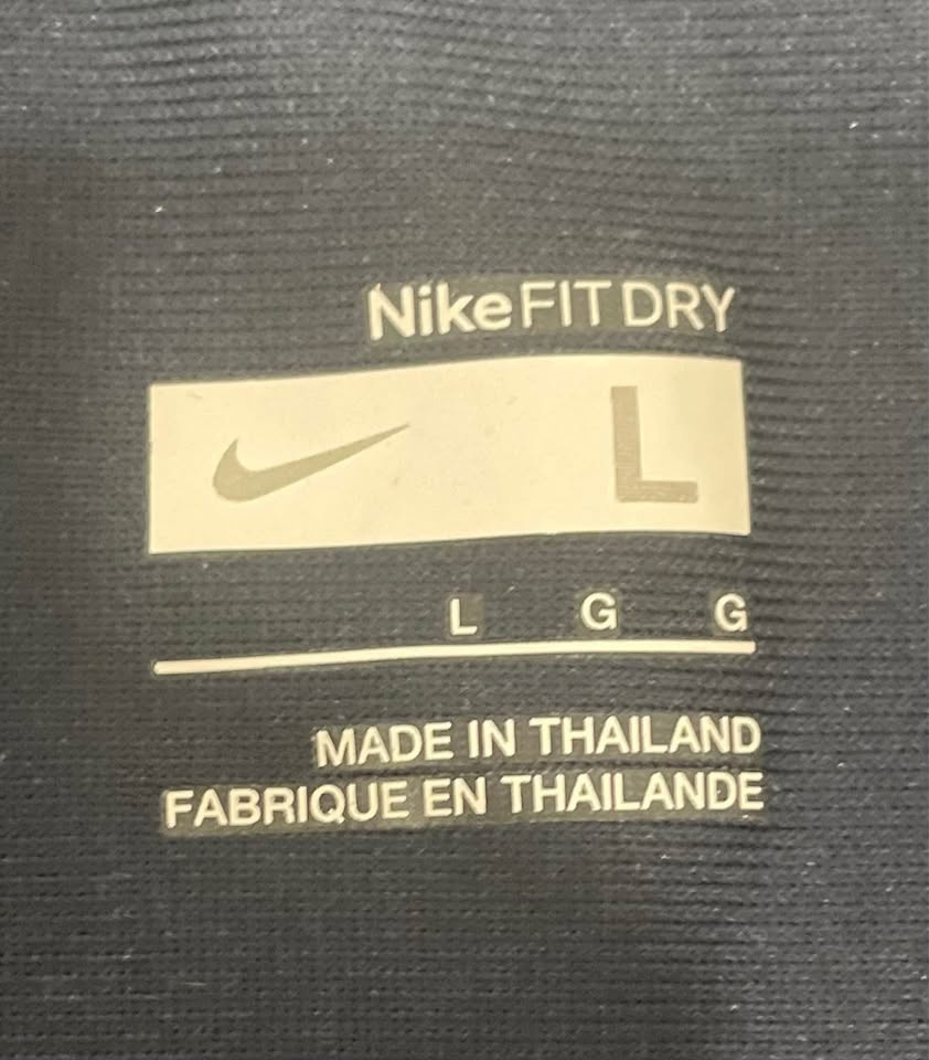 New Nike Dry Fit Golf Shirt - Dark Blue - Size L - Never Worn bu - photo 2