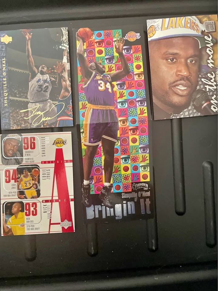 4 Shaquille O’Neal Cards