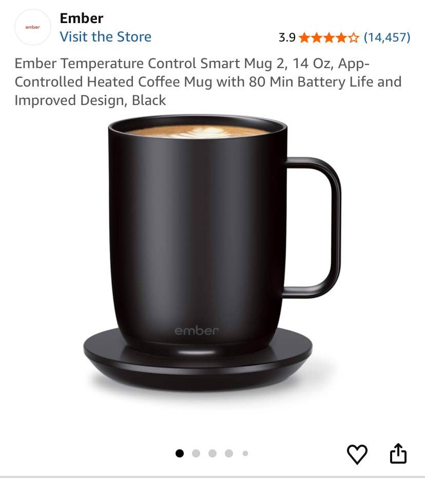 Ember Smart Mug 2 – 14oz Heated Mug (Black) - photo 3