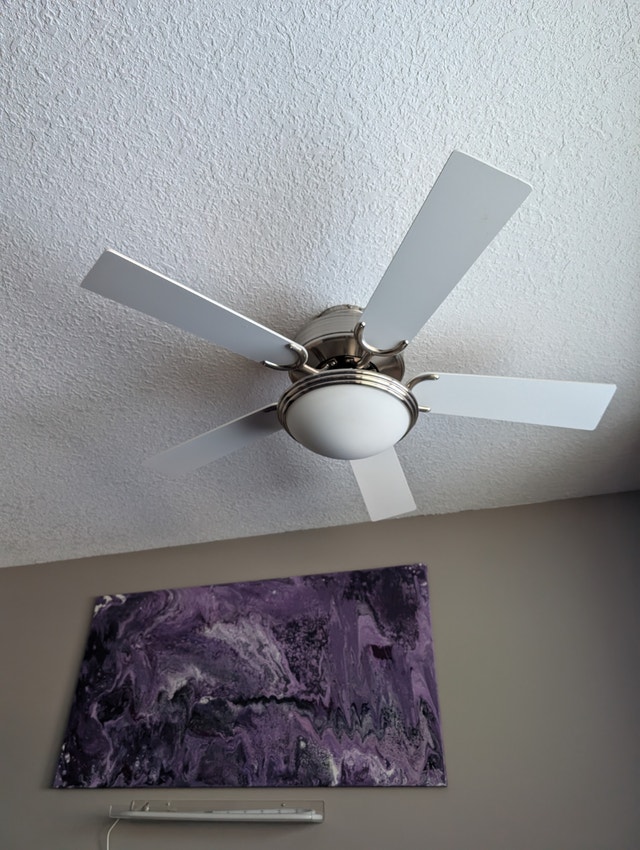 Ceiling fan with remote