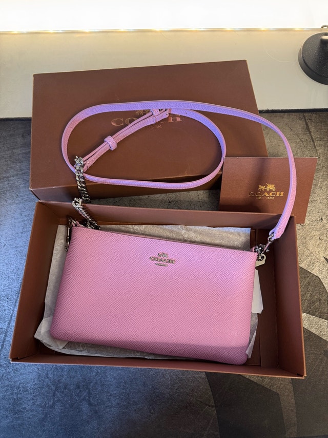 COACH Kylie crossbody leather purse with strap
