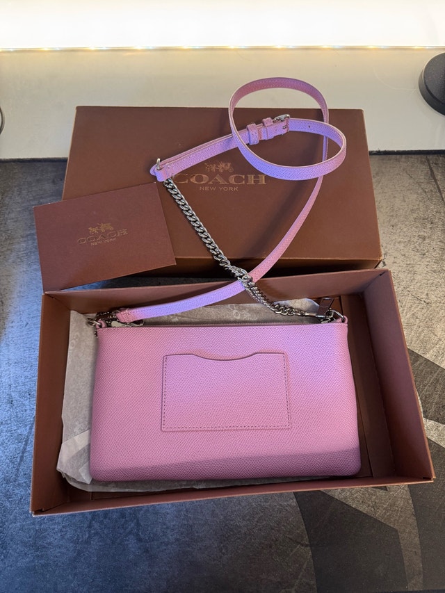 COACH Kylie crossbody leather purse with strap - photo 2