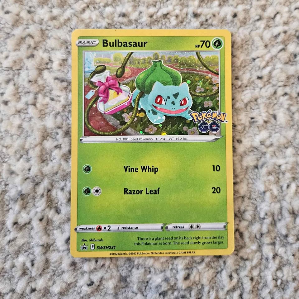 Bulbasaur SWSH231 - Pokemon GO - Black Star Promo