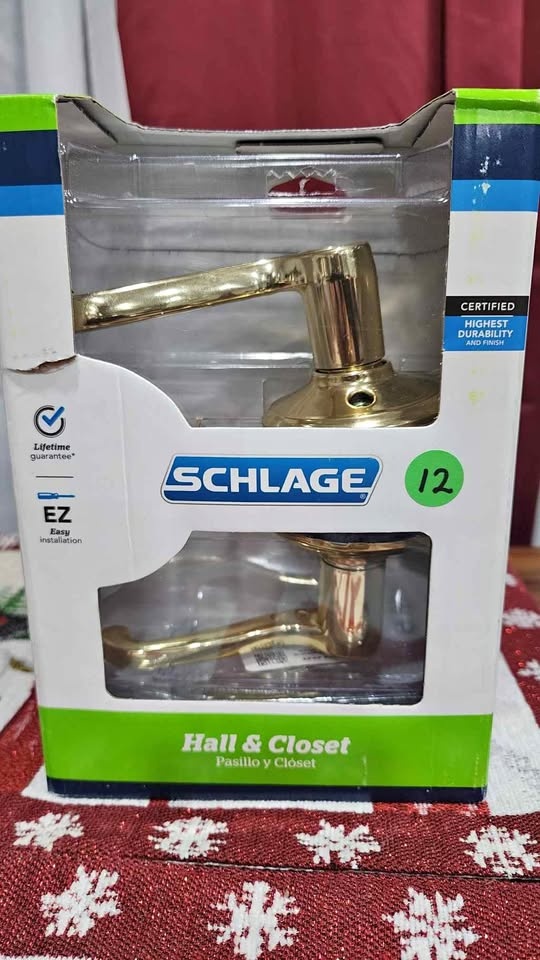 SCHLAGE HALL & CLOSET NOB
