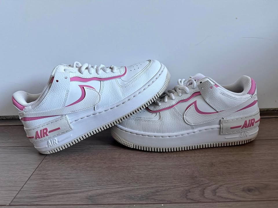 Women’s Nike Air Force 1 Shadow “White Magic Flamingo” Size 8.5