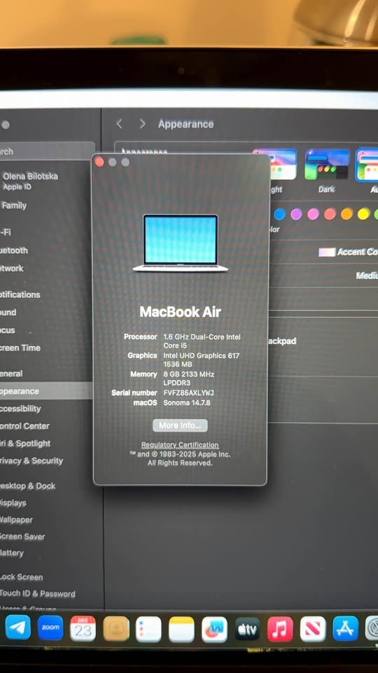 MacBook Air 13” (2018) – Intel i5 / 8GB / 128GB - photo 2