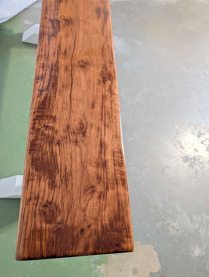 🌿 Custom Handmade Oak Trestle Bench | Modern Farmhouse 🌿 - photo 4