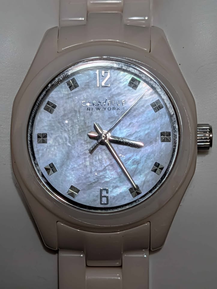 Caravelle New York Pink Ceramic Watch 46L165 - photo 3