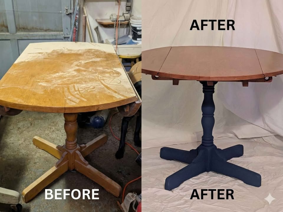 Coastal Farmhouse Drop Leaf Dining Table - photo 3