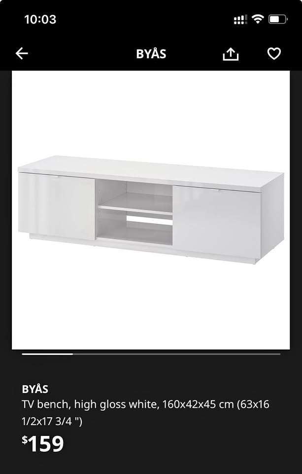 Ikea TV unit