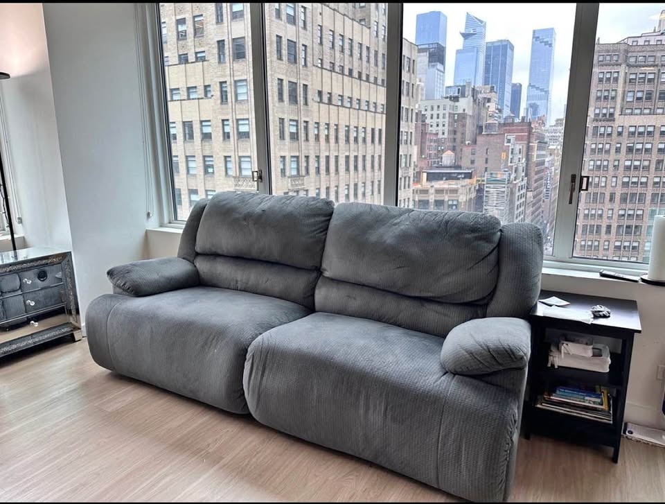 Gray Ashley Reclining Sofa