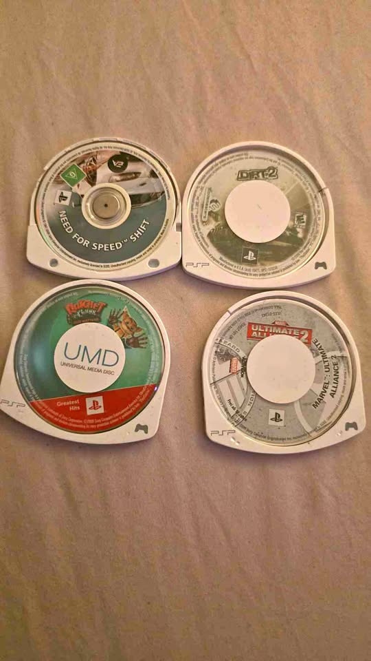 PSP UMD Game Bundle – 4 Games (Untested / As-Is)