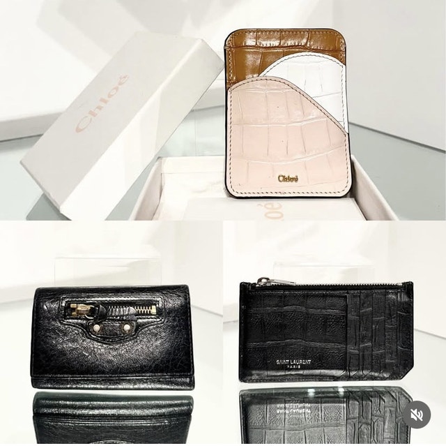 Chloe card holder / Balenciaga key holder