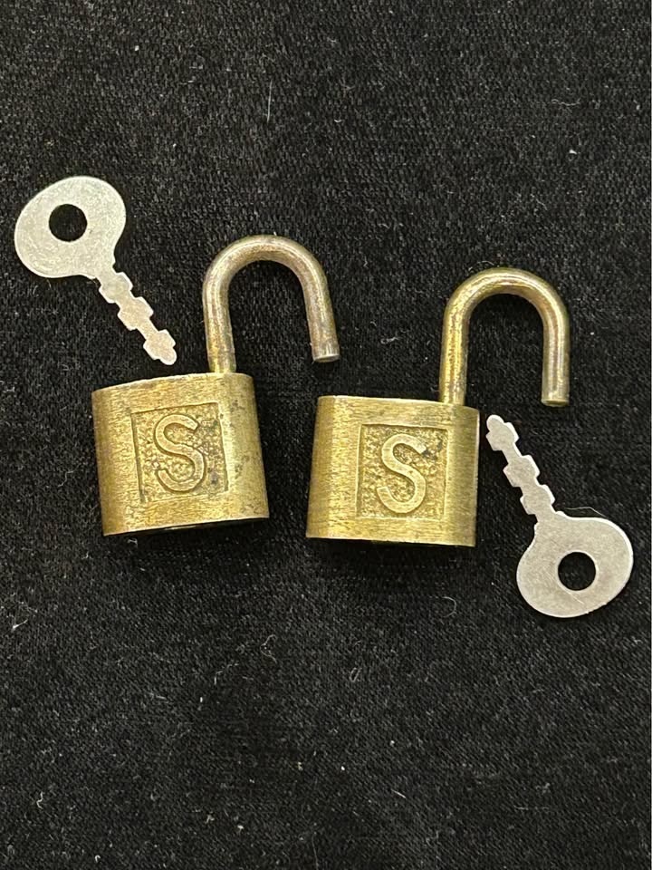 2 SLAYMAKER VINTAGE WORKING HIGH QUALITY LOCKS WITH KEYS - photo 3