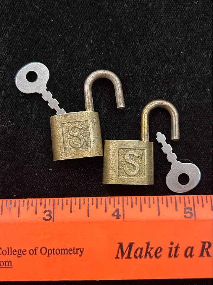2 SLAYMAKER VINTAGE WORKING HIGH QUALITY LOCKS WITH KEYS - photo 4