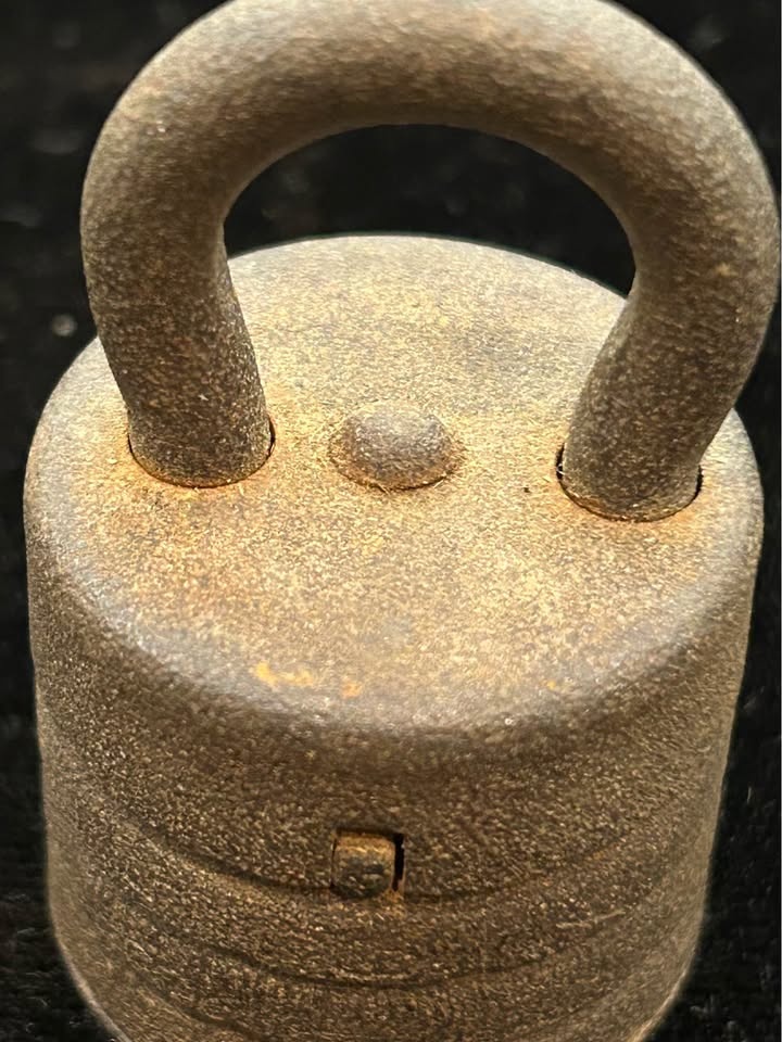 Antique Combination Barrel Padlock Lock, G&j Gem New York, primi - photo 3
