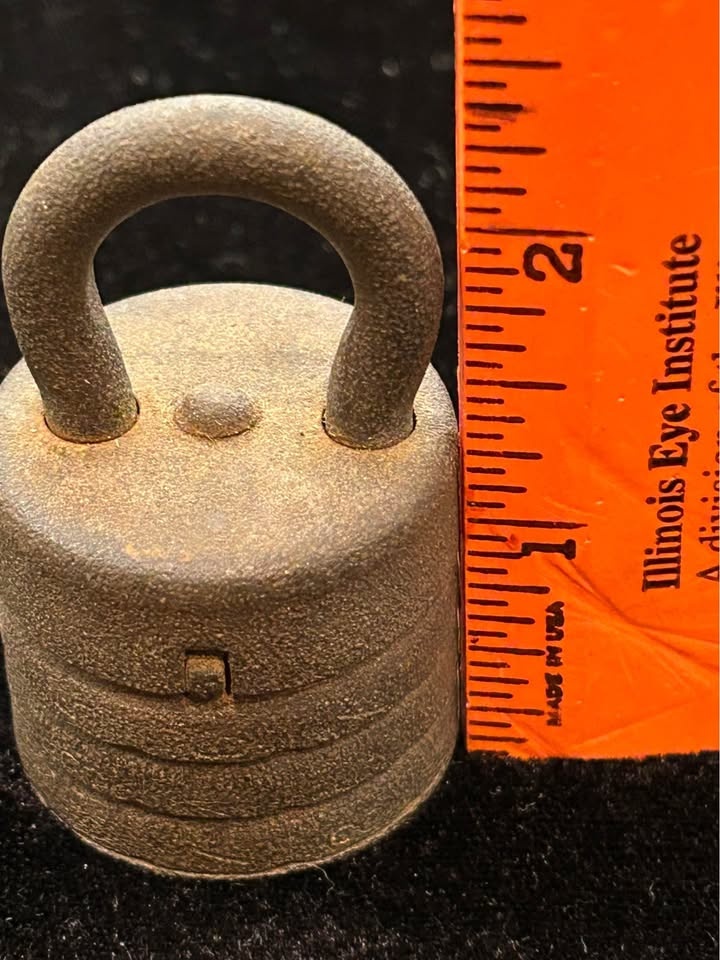 Antique Combination Barrel Padlock Lock, G&j Gem New York, primi - photo 5