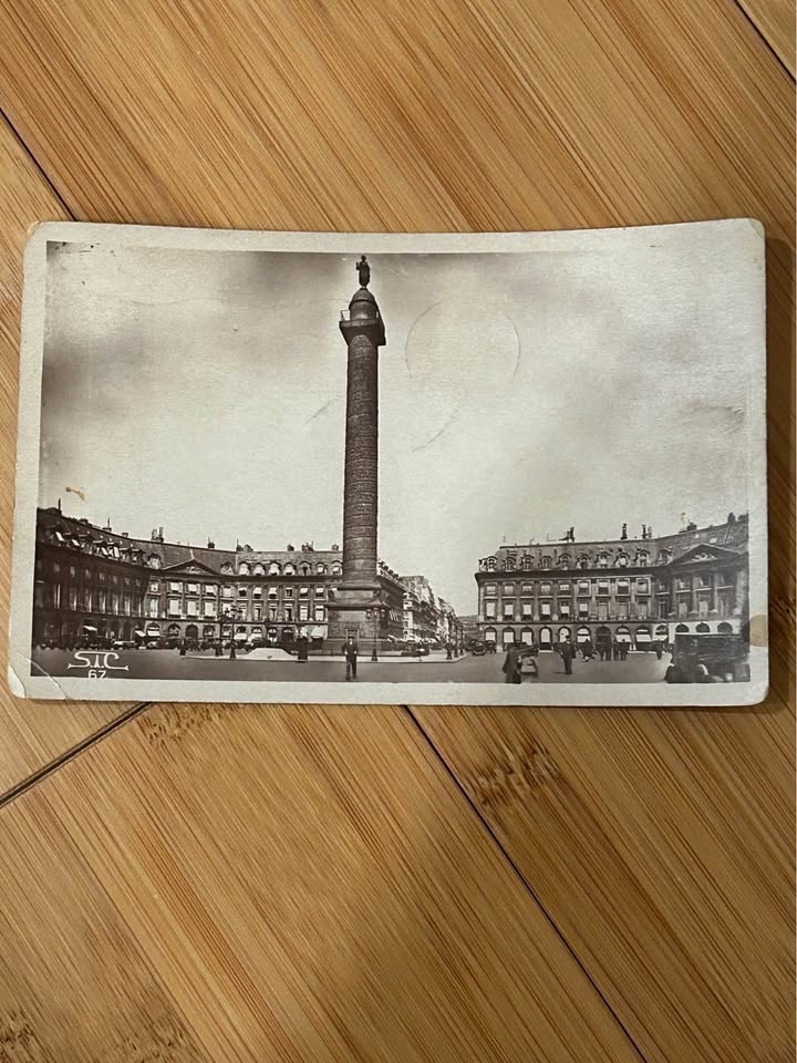 2 vintage postcards Paris France - photo 3