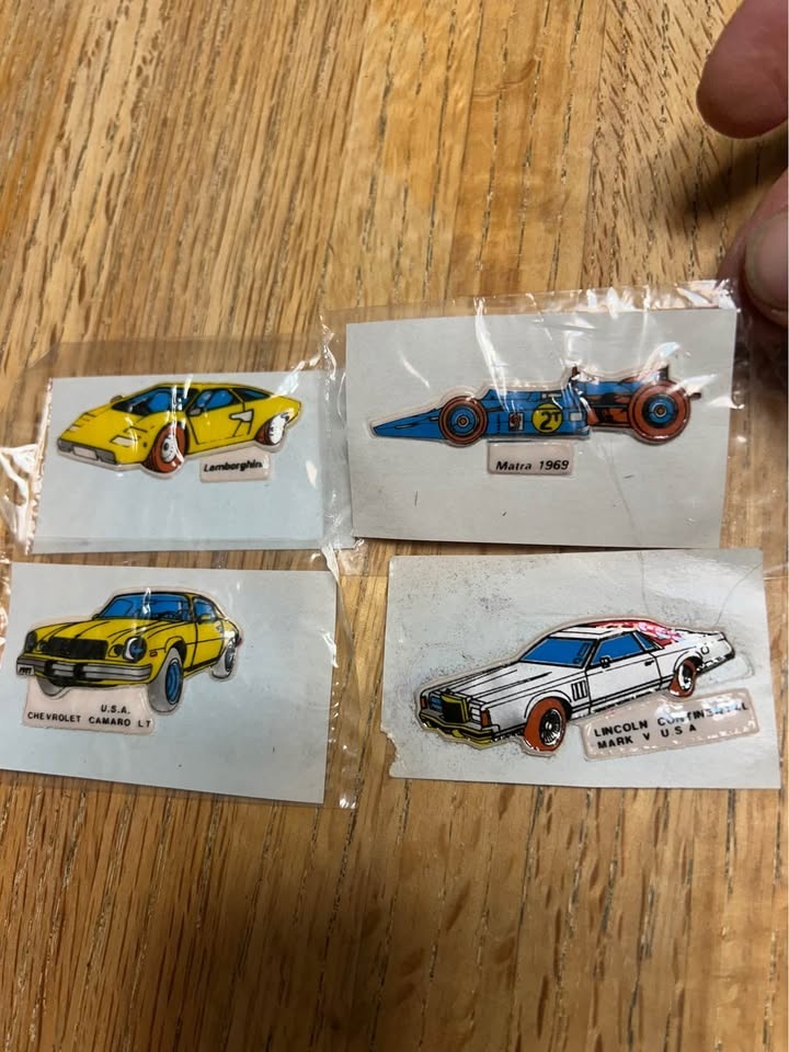 12 vintage puffy soft stickers 1977 - photo 2