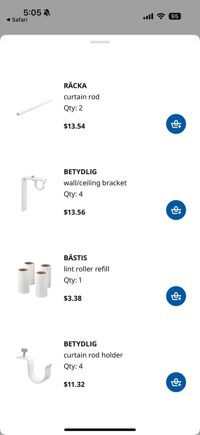 Ikea Blickdicht Darkening Curtain x2 - photo 3