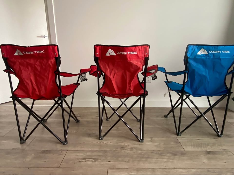 Ozark Trail Deluxe Arm Chairs - Three chairs for $100 - photo 2