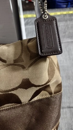 COACH F17434 LOGO Canvas Hobo bag - photo 2