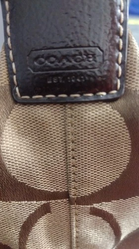 COACH F17434 LOGO Canvas Hobo bag - photo 3