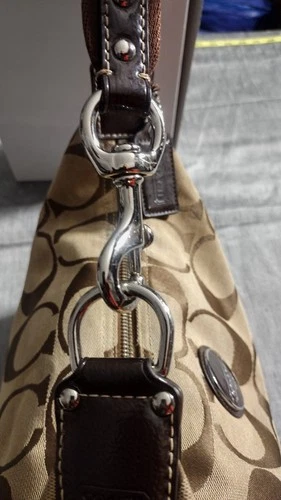 COACH F17434 LOGO Canvas Hobo bag - photo 4