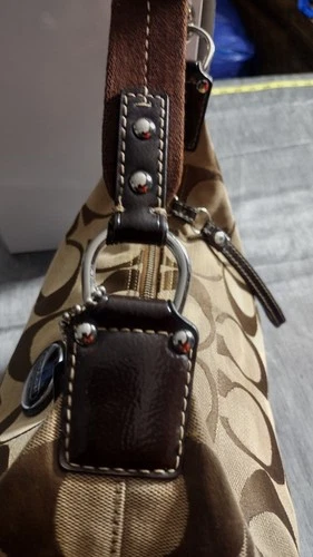COACH F17434 LOGO Canvas Hobo bag - photo 5