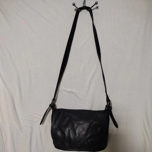 Coach Fletcher 4150 Vintage Black Leather Shoulder Bag