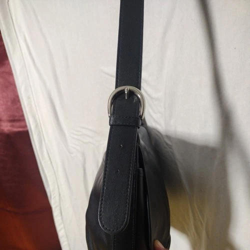 Coach Fletcher 4150 Vintage Black Leather Shoulder Bag - photo 3