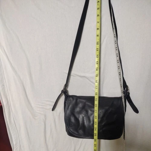 Coach Fletcher 4150 Vintage Black Leather Shoulder Bag - photo 5