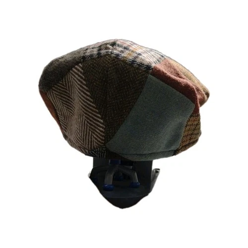 Hannah Hats Patchwork Wool Newsboy Cap Ireland Sz. 2XL - photo 3