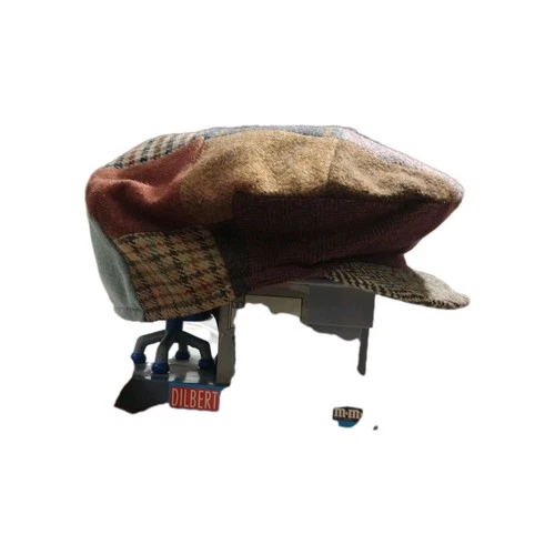 Hannah Hats Patchwork Wool Newsboy Cap Ireland Sz. 2XL - photo 4